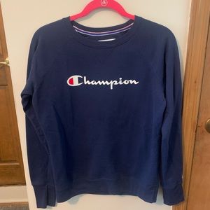 Navy Champion Crewneck
